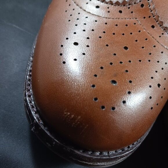 Kuru Men\'s Oxford Shoes Size 11 Warhol Wingtip Brown Leather main image 6
